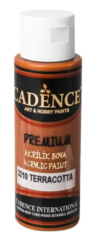 Akrylová barva Cadence Premium 70 ml - terracota sv. hnědá Aladine