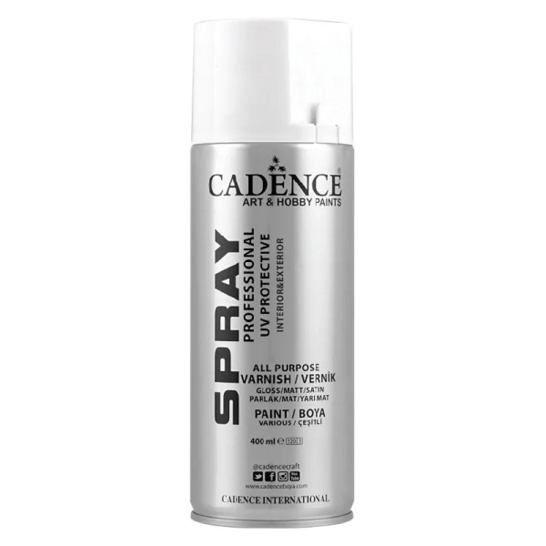 Cadence Metalická barva ve spreji Cadence Spray Paint, 400 ml - aluminium, chromová