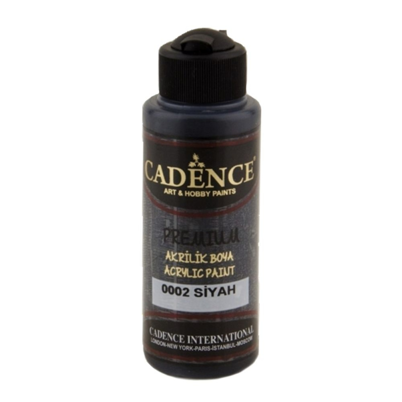 Cadence Akrylová barva Cadence Premium, 120 ml - VYBERTE ODSTÍN - Akrylová barva Cadence Premium, 120 ml - black, černá