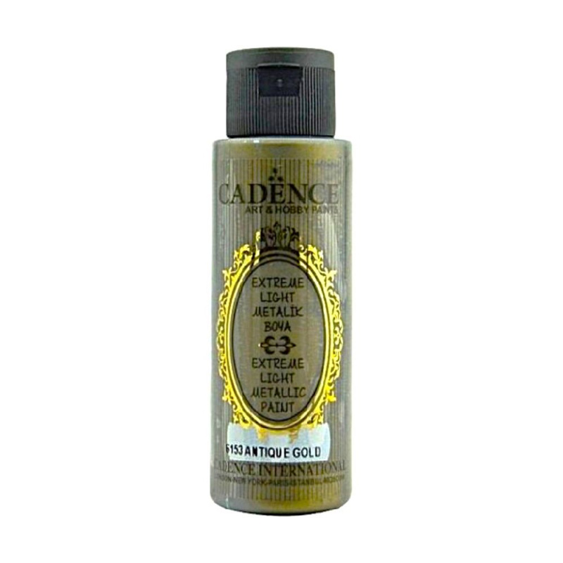 Cadence Metalická barva Cadence Extreme Light, 70 ml - VYBERTE ODSTÍN - Metalická barva Cadence Extreme Light, 70 ml - antique gold, antická zlatá