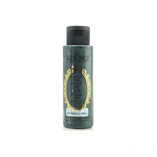 Metalická barva Extreme light 70 ml - emerald green smaragdová zelená Aladine