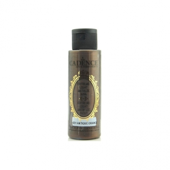 Metalická barva Extreme light 70 ml - antique orange antická oranžová Aladine