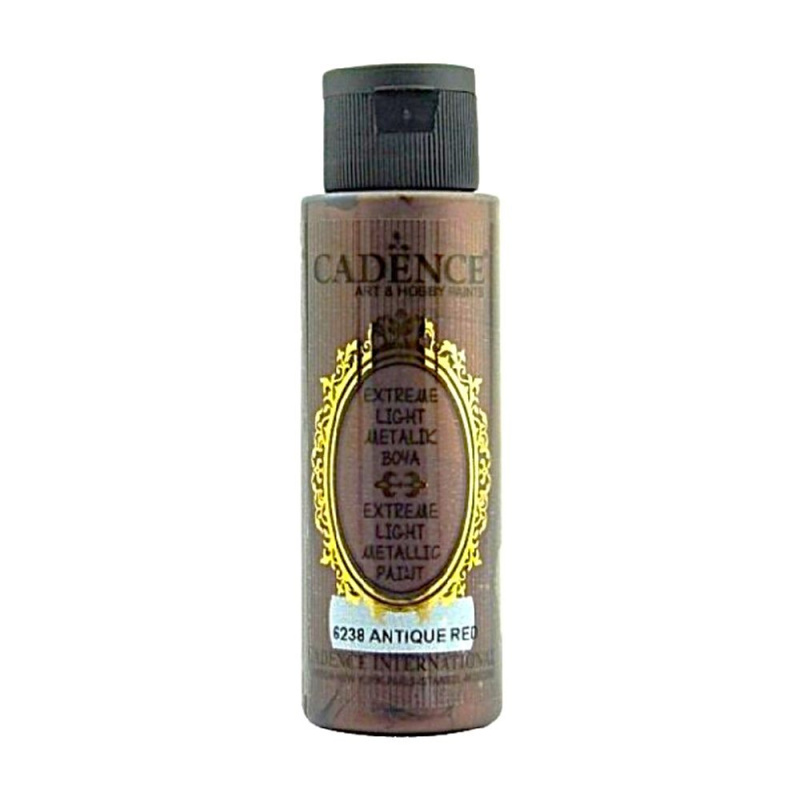 Metalická barva Extreme light 70 ml - antique red antická červená Aladine