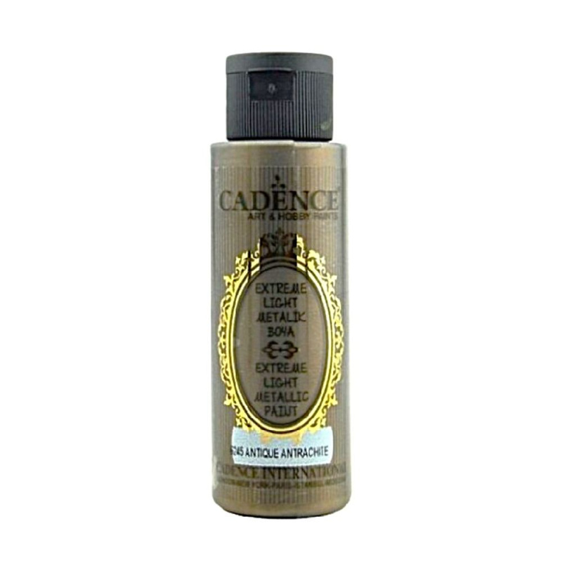 Metalická barva Extreme light 70 ml - antique antracit antracit Aladine
