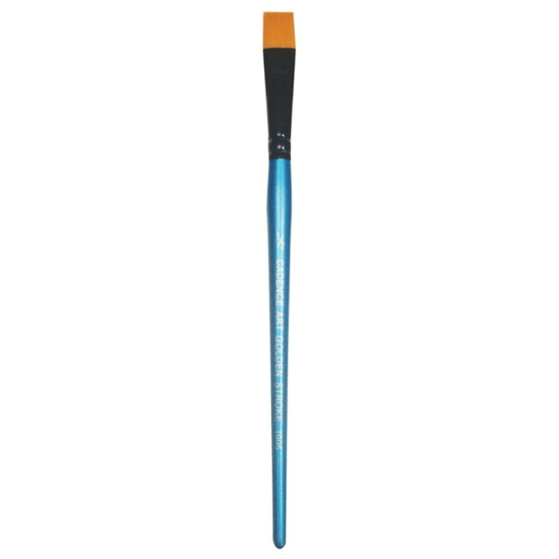 Štětec plochý, syntetický vlas - vel. 1/2 Aladine