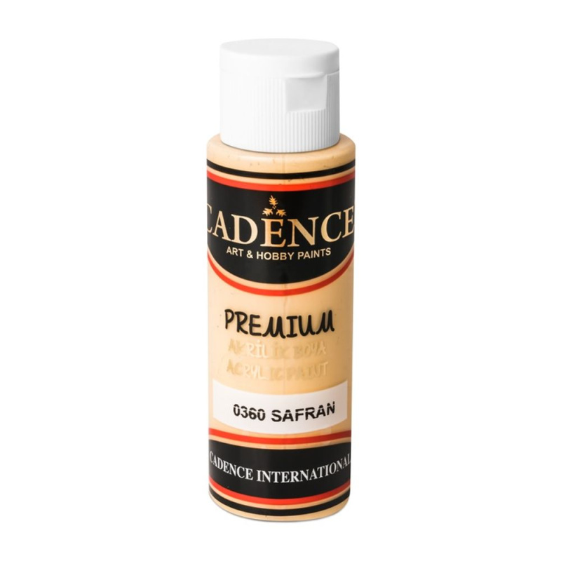 Akrylová barva Cadence Premium 70 ml - saffron šafránová žlutá Aladine