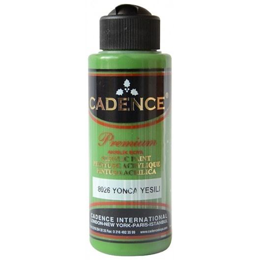 Akrylová barva Cadence Premium 70 ml - clover green zelená jetelová Aladine