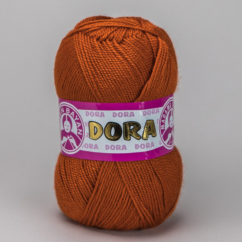 Pletací příze Madame Tricote paris DORA 107 rezavá, klasická, 100g/250m