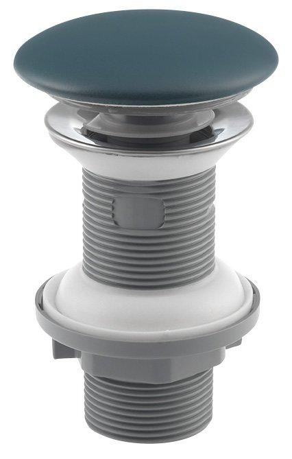 ISVEA - Umyvadlová výpust 5/4“, click-clack, keramická zátka, 20-70, zelená petrol 38TP0181I