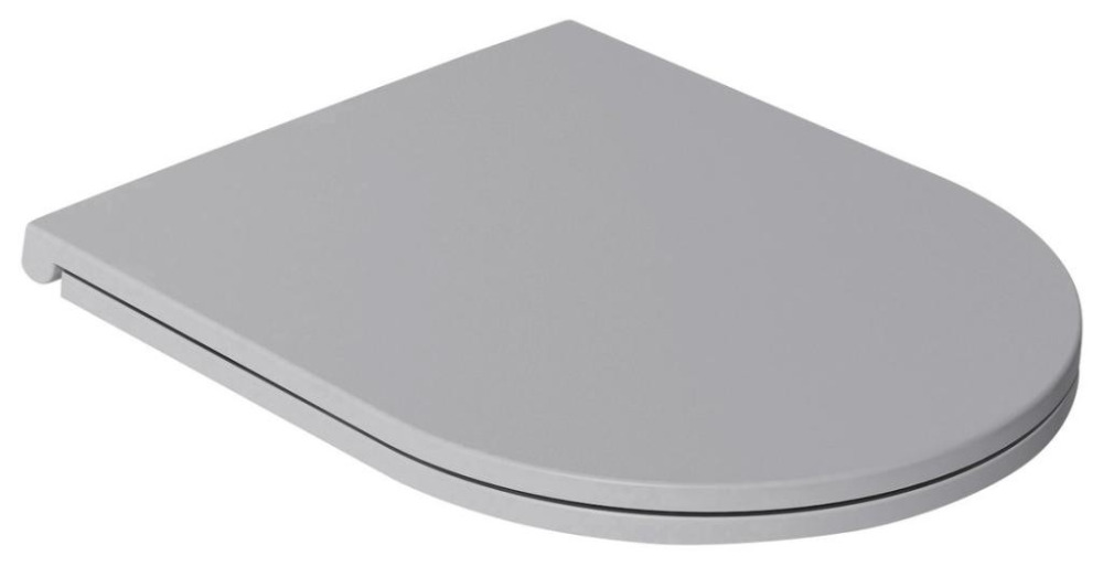 ISVEA - INFINITY WC sedátko, SLIM, Soft Close, Easy Take, stone grey 40KF0547I-S