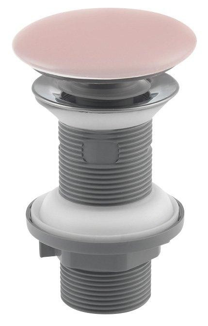 ISVEA - Umyvadlová výpust 5/4“, click-clack, keramická zátka, 20-70, růžová mat Salmon 38TP0167I