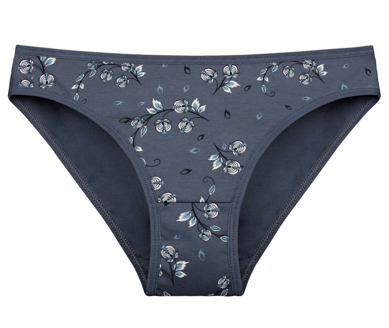 Donella Dámské kalhotky Emily - vyp Barva: Šedá - tmavě, Velikost: M