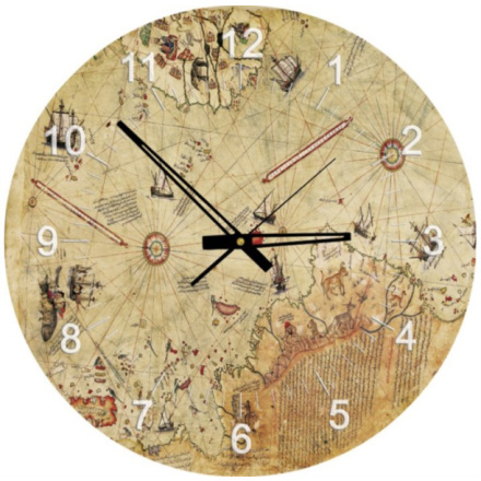 ART PUZZLE Puzzle hodiny Mapa kapitána Reise 570 dílků