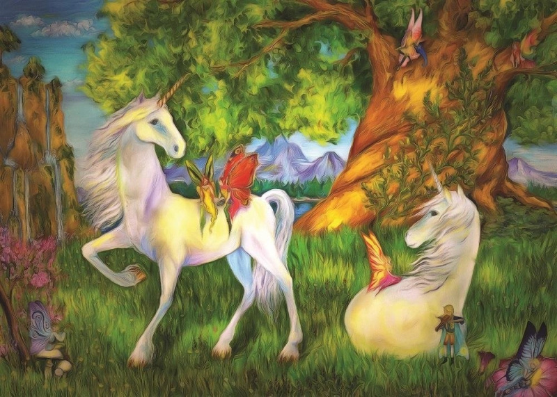 Art Unicorns 100 dílků