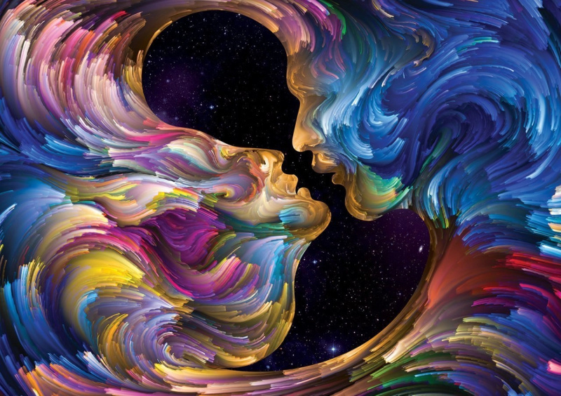 Puzzle Nekonečná láska 1000 dílků