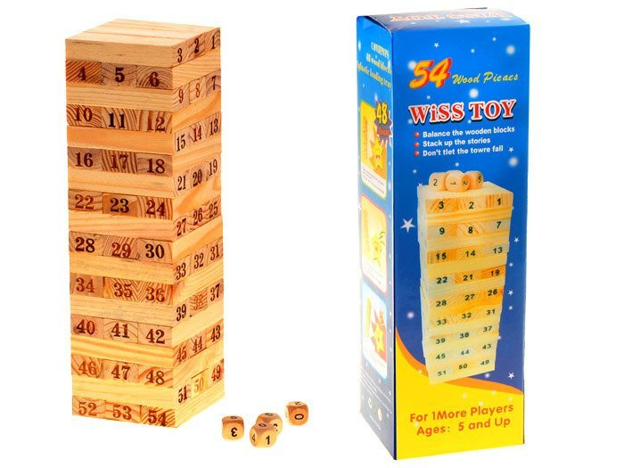 Dřevěná věž JENGA STOCK TOWER GR0189
