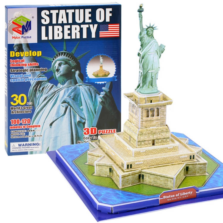 Magic Puzzle 3D puzzle Socha Svobody 30 ks