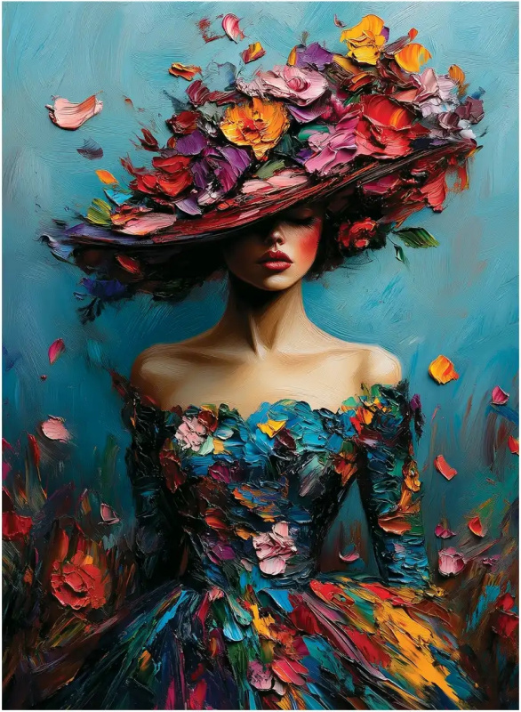 Puzzle Květinový efekt 1000 dílků ANATOLIAN