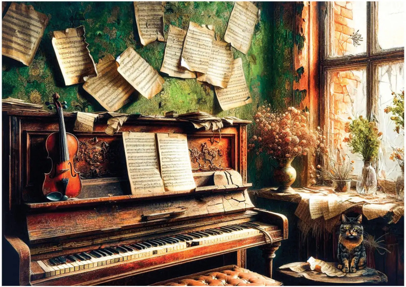 Puzzle piano XL 700 dílků