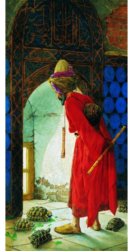 Vertikální puzzle Cvičitel želv 1500 dílků ANATOLIAN