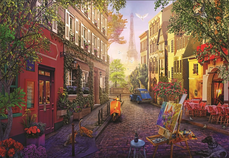 ANATOLIAN Puzzle Pařížská ulička 2000 dílků