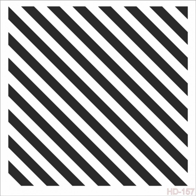 Šablona Cadence kolekce HomeDeco 45 x 45 cm - Šikmé proužky Aladine