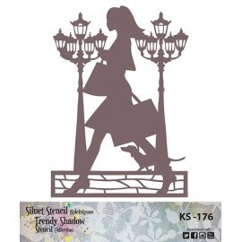 Šablona Cadence stínová - Siluety Aladine