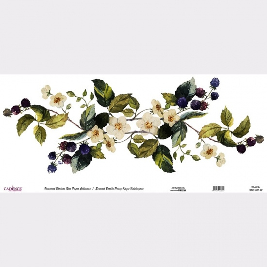 Rýžový papír Cadence v roli 30 x 68 cm - Ostružiny Aladine