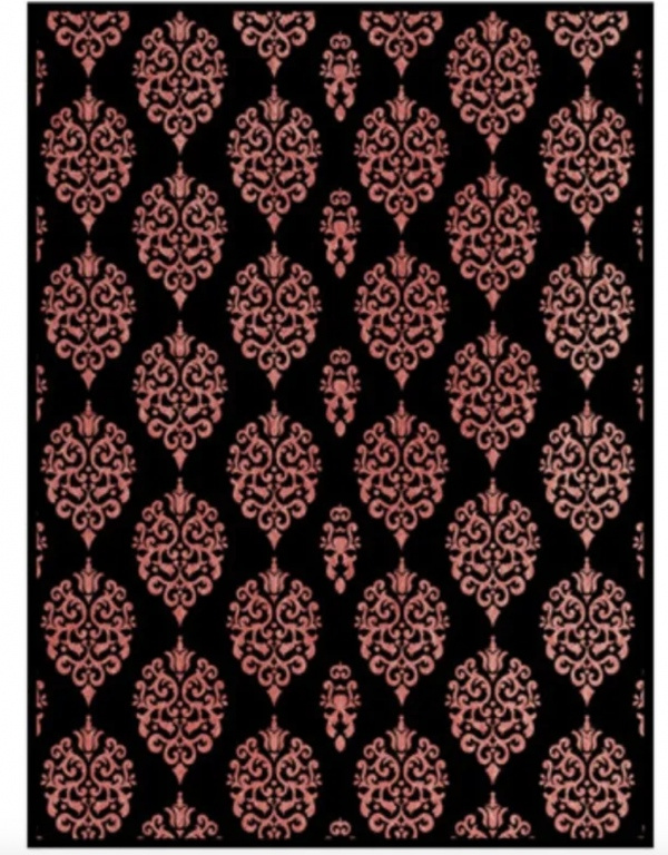 Transferový obrázek na textil - Měděné zdobné kapky Aladine