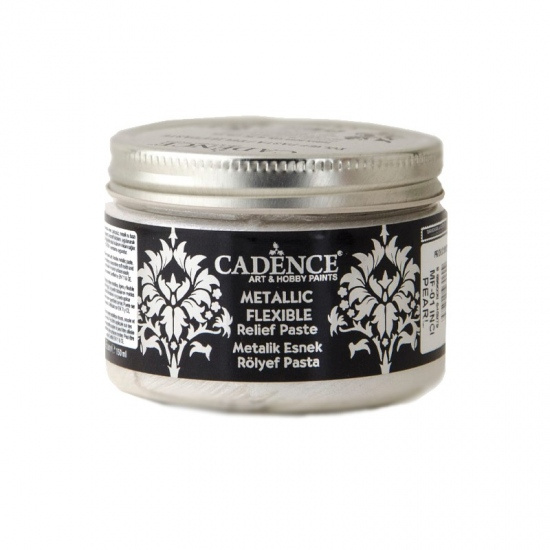 Cadence Metalická flexibilní pasta Cadence Metalic Flexible, 150 ml - VYBERTE ODSTÍN - Metalická flexibilní pasta Cadence Metalic Flexible, 150 ml - pearl, perleťová
