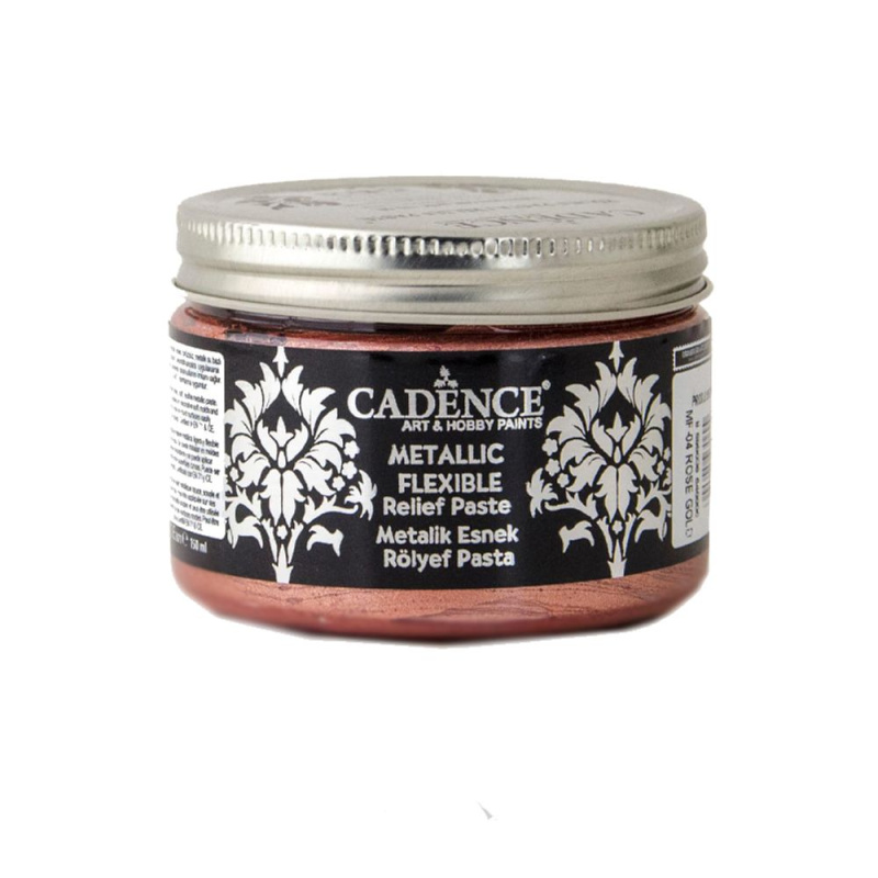 Cadence Metalická flexibilní pasta Cadence Metalic Flexible, 150 ml - VYBERTE ODSTÍN - Metalická flexibilní pasta Cadence Metalic Flexible, 150 ml - rose gold, růžové zlato