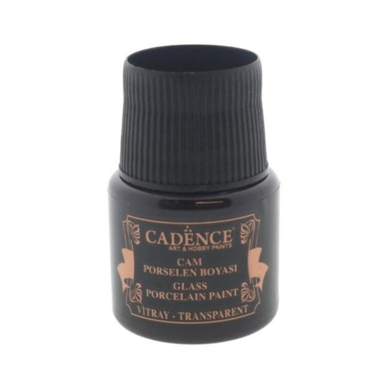Cadence Vitrážová barva na sklo a porcelán Cadence Vitrail, 45 ml - VYBERTE ODSTÍN - Barva na sklo a porcelán Cadence Vitrail, 45 ml - fire red, zářivá červená