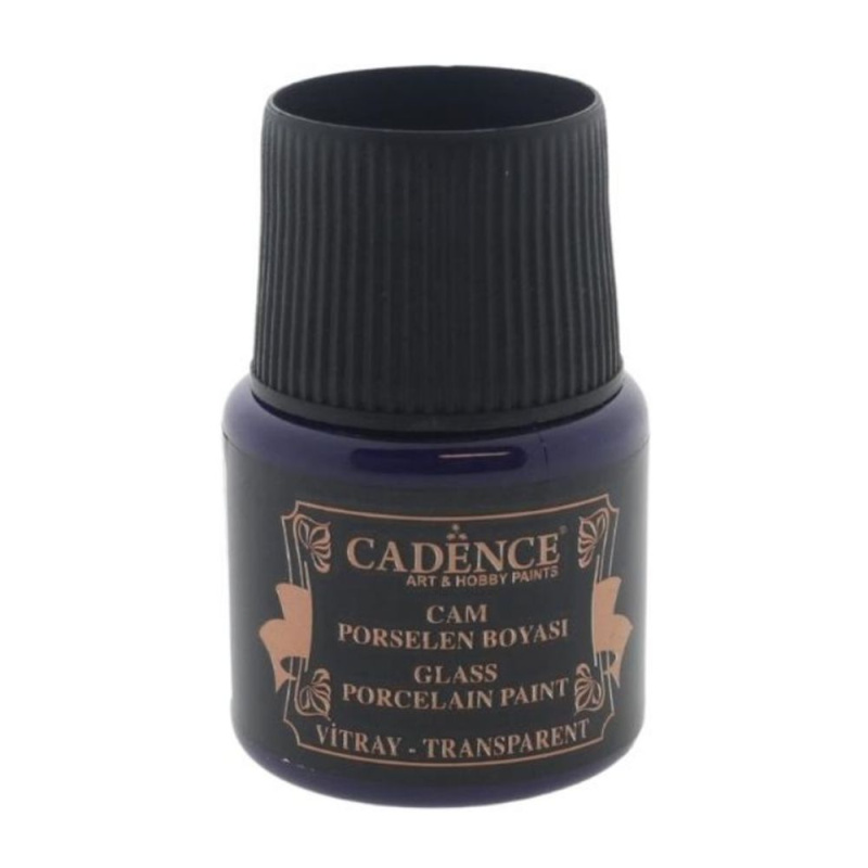 Cadence Vitrážová barva na sklo a porcelán Cadence Vitrail, 45 ml - VYBERTE ODSTÍN - Barva na sklo a porcelán Cadence Vitrail, 45 ml - plum, švestková fialová