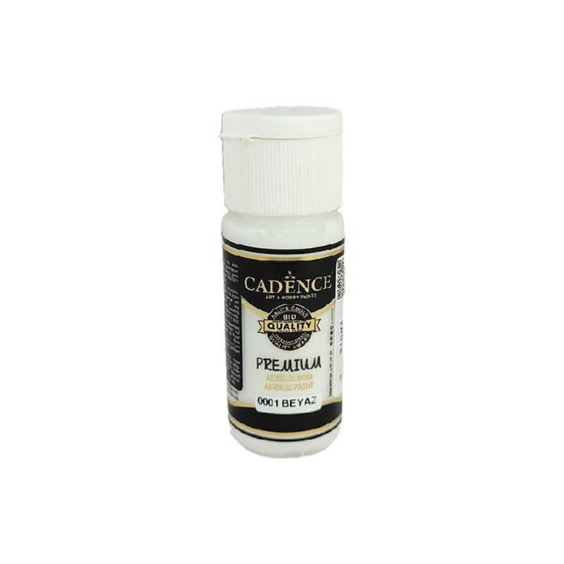 Cadence Akrylová barva Cadence Premium, 25 ml - VYBERTE ODSTÍN - Akrylová barva Cadence Premium, 25 ml - white, bílá