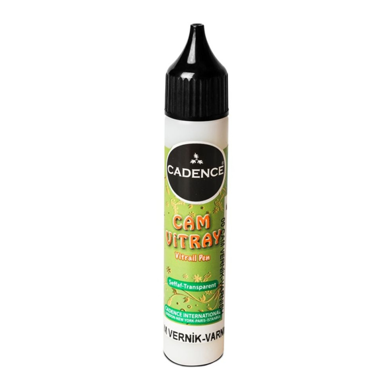 Cadence Vitrážová kontura na sklo Cadence Vitrail Pen Paint, 25 ml - VYBERTE ODSTÍN - Vitrážová kontura na sklo Cadence Vitrail Pen Paint, 25 ml - transparent, čirá