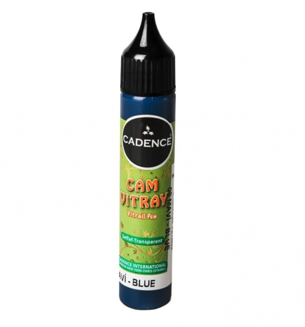 Cadence Vitrážová kontura na sklo Cadence Vitrail Pen Paint, 25 ml - VYBERTE ODSTÍN - Vitrážová kontura na sklo Cadence Vitrail Pen Paint, 25 ml - blue, modrá