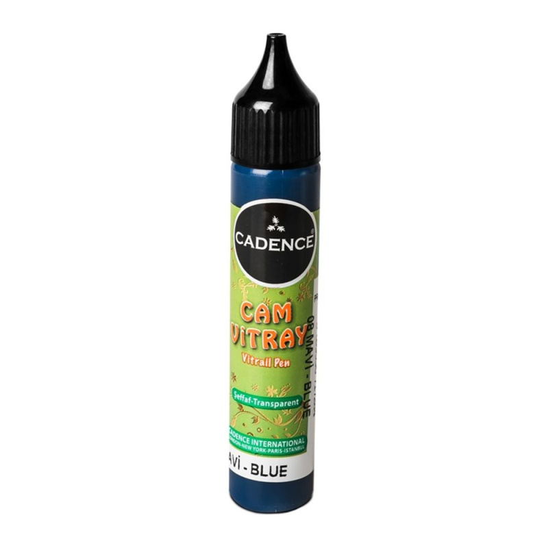 Cadence Vitrážová kontura na sklo Cadence Vitrail Pen Paint, 25 ml - VYBERTE ODSTÍN - Vitrážová kontura na sklo Cadence Vitrail Pen Paint, 25 ml - blue, modrá