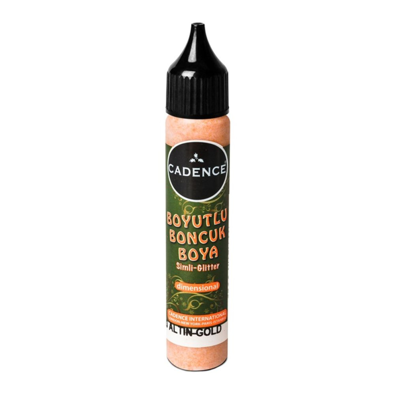 Cadence Třpytivá kontura Cadence Dimensional Paint, 25 ml - VYBERTE ODSTÍN - Kontura Cadence Dimensional Paint, 25 ml - gold, třpytivá zlatá