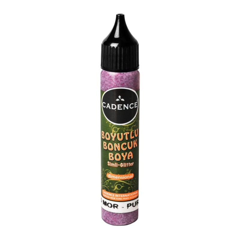 Cadence Třpytivá kontura Cadence Dimensional Paint, 25 ml - VYBERTE ODSTÍN - Kontura Cadence Dimensional Paint, 25 ml - purple, třpytivá fialová