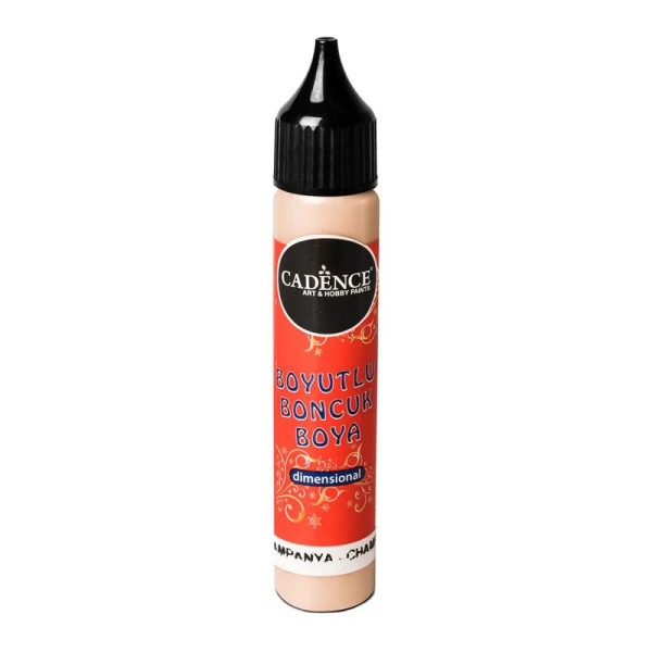 Cadence Metalická kontura Cadence Dimensional Paint, 25 ml - VYBERTE ODSTÍN - Metalická kontura Cadence Dimensional Paint, 25 ml - champaigne, šampaňská