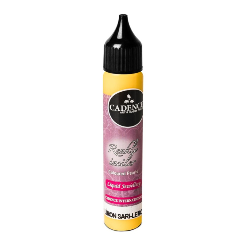 Tekuté perly 25 ml - citrónová žlutá Aladine