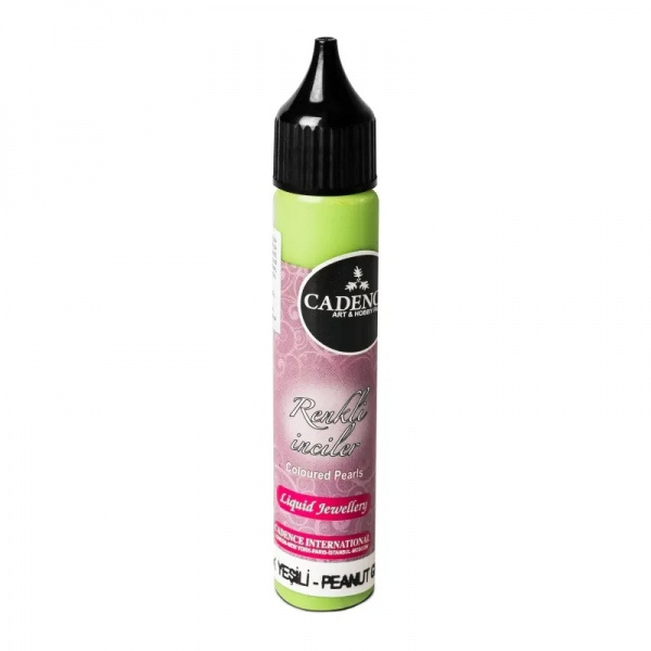 Cadence Tekuté perly Cadence Coloured Pearls, 25 ml - VYBERTE ODSTÍN - Tekuté perly Cadence Coloured Pearls, 25 ml - pistachio green, pistáciově zelené