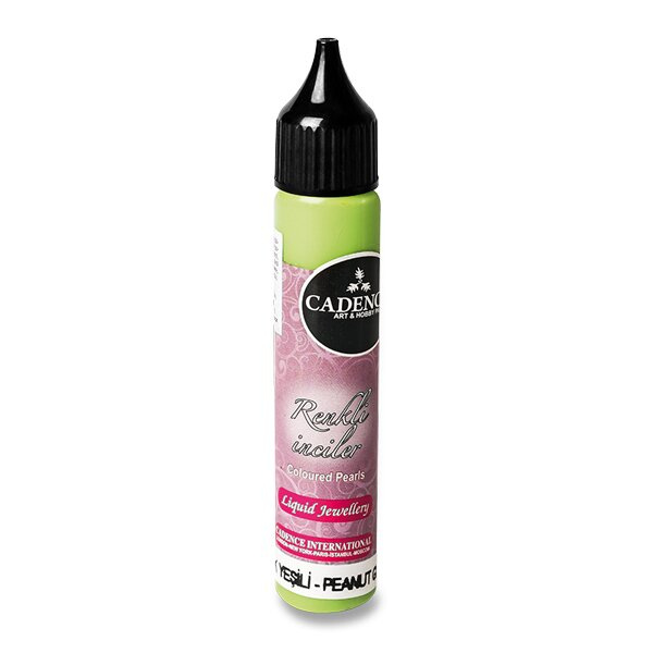 Cadence Tekuté perly Cadence Coloured Pearls, 25 ml - VYBERTE ODSTÍN - Tekuté perly Cadence Coloured Pearls, 25 ml - pistachio green, pistáciově zelené