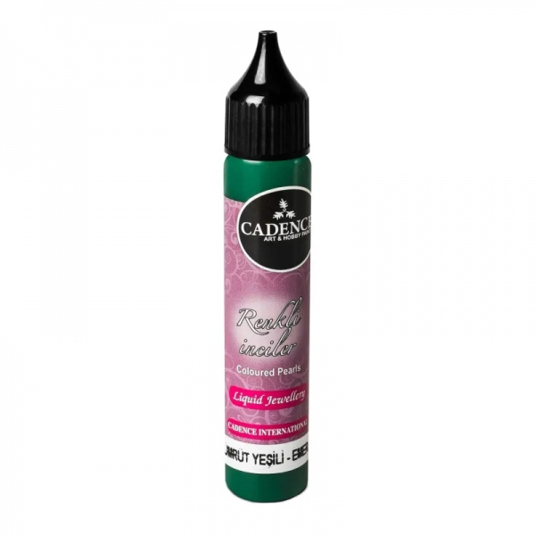 Cadence Tekuté perly Cadence Coloured Pearls, 25 ml - VYBERTE ODSTÍN - Tekuté perly Cadence Coloured Pearls, 25 ml - emerald green, zelené