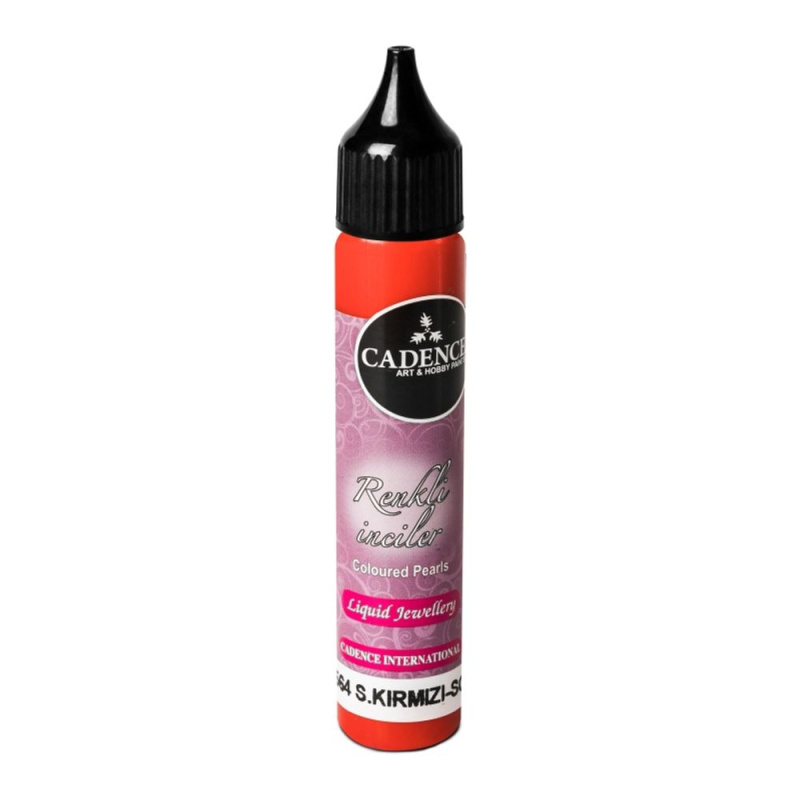 Tekuté perly 25 ml - šarlatová červená Aladine