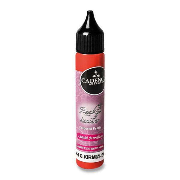 Tekuté perly 25 ml - šarlatová červená Aladine