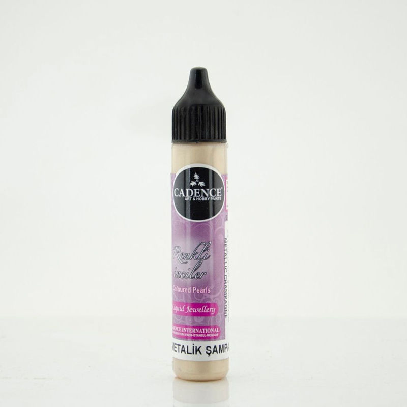 Cadence Metalické tekuté perly Cadence, 25 ml - VYBERTE ODSTÍN - Metalické tekuté perly Cadence, 25 ml - champaigne, šampaňská