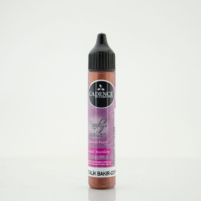 Cadence Metalické tekuté perly Cadence, 25 ml - VYBERTE ODSTÍN - Metalické tekuté perly Cadence, 25 ml - copper, měděná