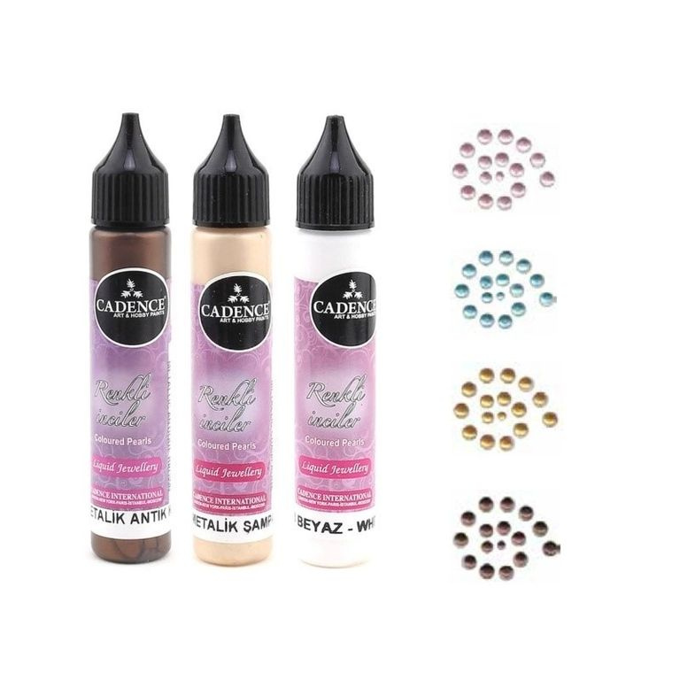 Cadence Metalické tekuté perly Cadence, 25 ml - VYBERTE ODSTÍN - Metalické tekuté perly Cadence, 25 ml - saphirre, safírová modrá