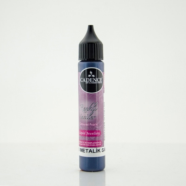 Cadence Metalické tekuté perly Cadence, 25 ml - VYBERTE ODSTÍN - Metalické tekuté perly Cadence, 25 ml - saphirre, safírová modrá